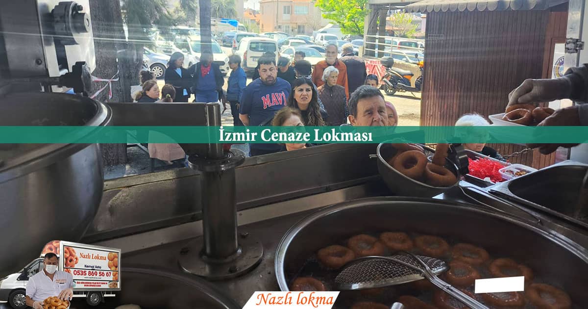 Mezarlık çıkışında cenaze lokması ikramı yapan Nazlı Lokma ekibi