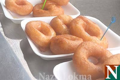 İzmir lokma hizmeti gezici araçta taze lokma kızartma