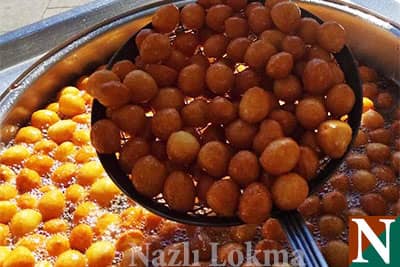 İzmir saray lokması misket büyüklüğünde çıtır lokma